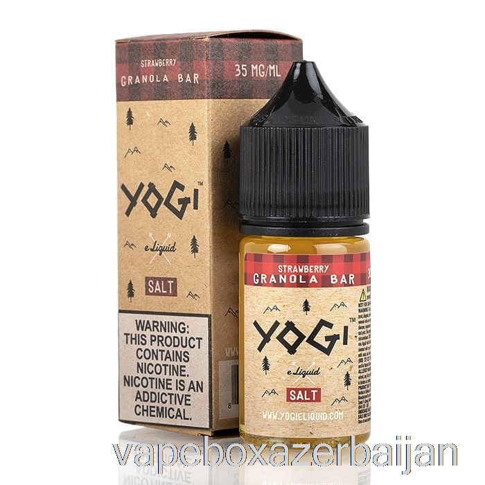 Vape Azerbaijan Strawberry Granola Bar - Yogi Salts E-Liquid - 30mL 35mg